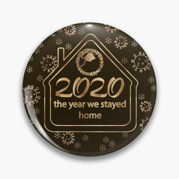 Item preview, Christmas 2020 Lockdown Ornament Year We Stayed Home Christmas Tree Decoration Family pin designed and sold by GalleryArtField.
