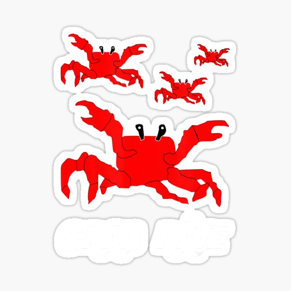 Crab Rave Stickers Redbubble - crab rave roblox decal