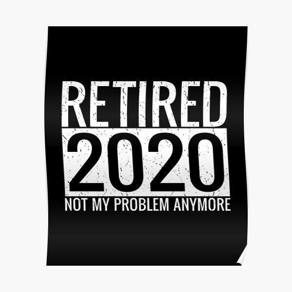 "Funny Retro Vintage Retired 2025" Poster for Sale by jcorres Redbubble