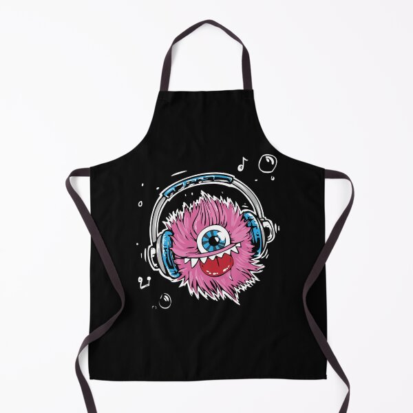 Item preview, Furry Raver Monster With Headphones designed and sold by TeesByMark.