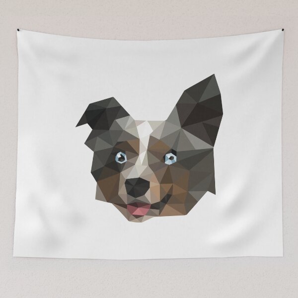 Aperçu de l'œuvre Chien polygonal créée et vendue par aliisik.