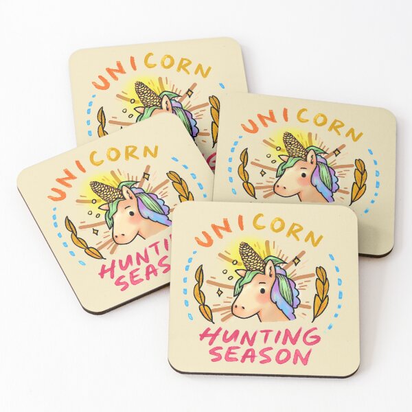 Item preview, Unicorn Hunting Season Uni-corn designed and sold by ShelliesWorld.