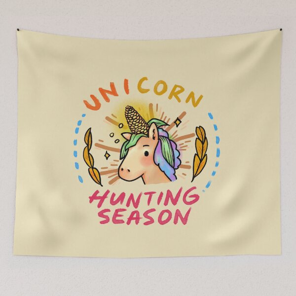 Item preview, Unicorn Hunting Season Uni-corn designed and sold by ShelliesWorld.