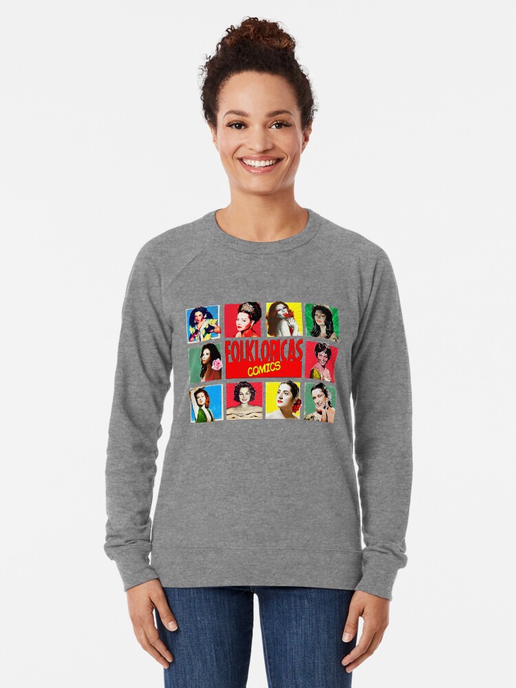 Vista alternativa de Sudadera ligera Folkloricas ·Reinas de la copla Vintage Comics