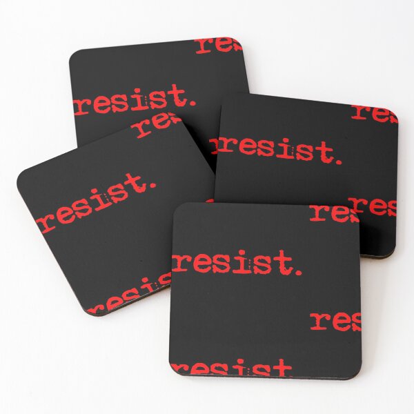 Item preview, Resist., In Red typeface  designed and sold by deynaaz.
