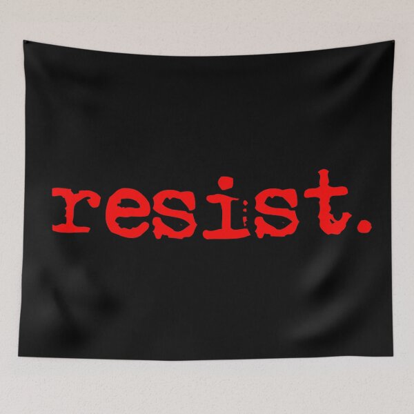 Item preview, Resist., In Red typeface  designed and sold by deynaaz.