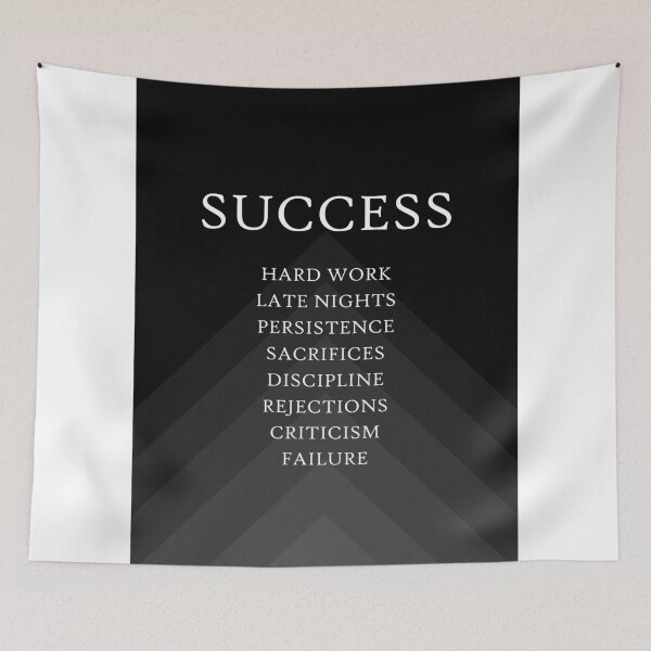 Item preview, Success Quote Art Design Inspirational Motivation designed and sold by vividpixelusa.