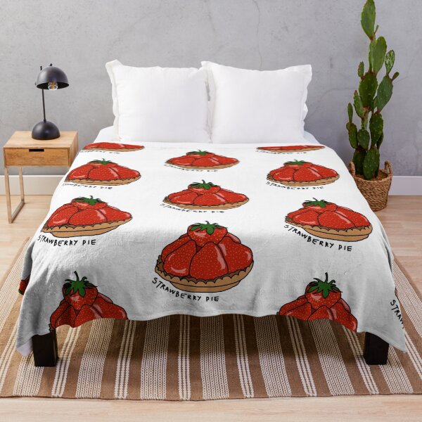 Item preview, Strawberry Pie Illustration Dessert Sweets Pink designed and sold by NikolaT23.