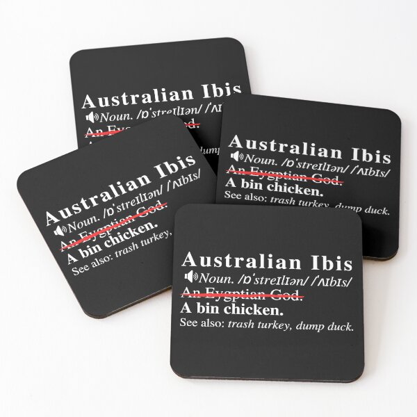 Item preview, Funny Australian Ibis Definition. A Bin Chicken. See Also: Trash Turkey, Dump Duck.  designed and sold by mind-illusions.