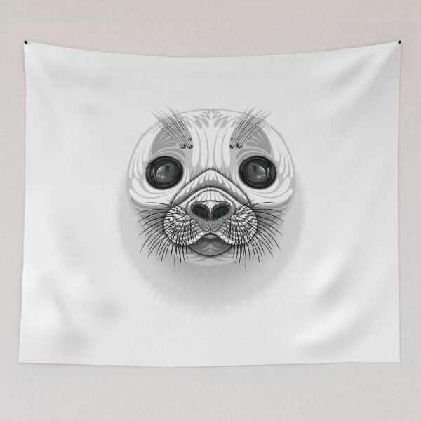 Item preview, Harp Seal Pup Grey designed and sold by HexOne.