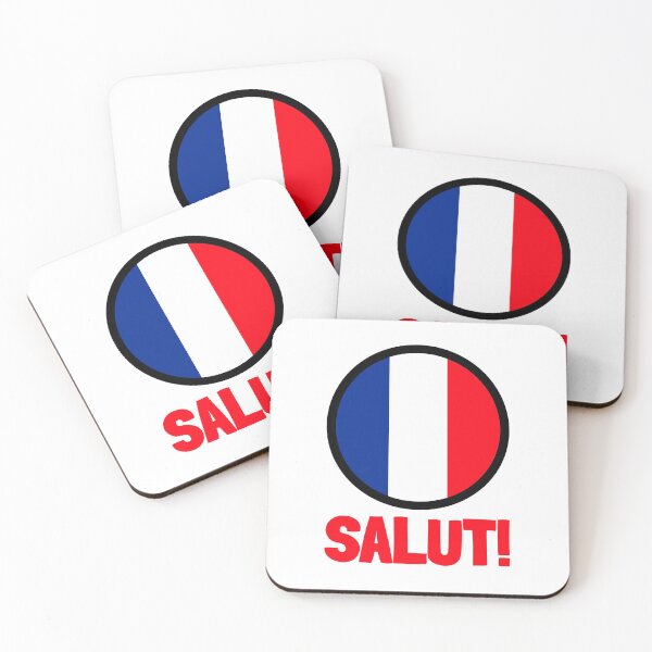 Item preview, Say Hi or Bye in French designed and sold by Bjorn2Bubble.