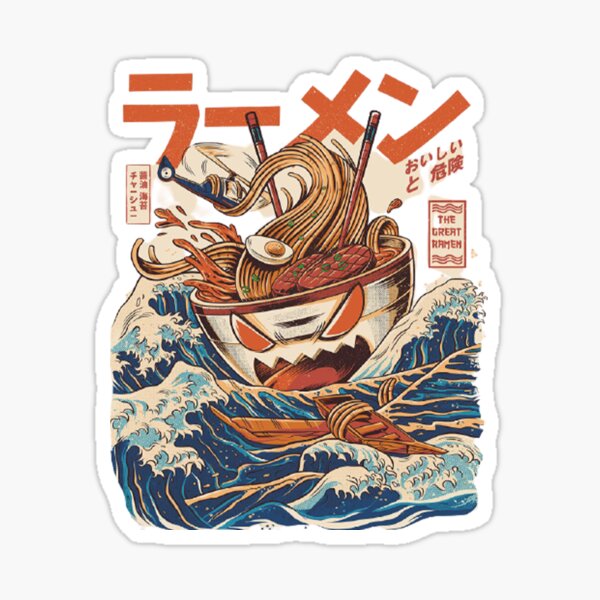 The Great Ramen off Kanagawa Sticker