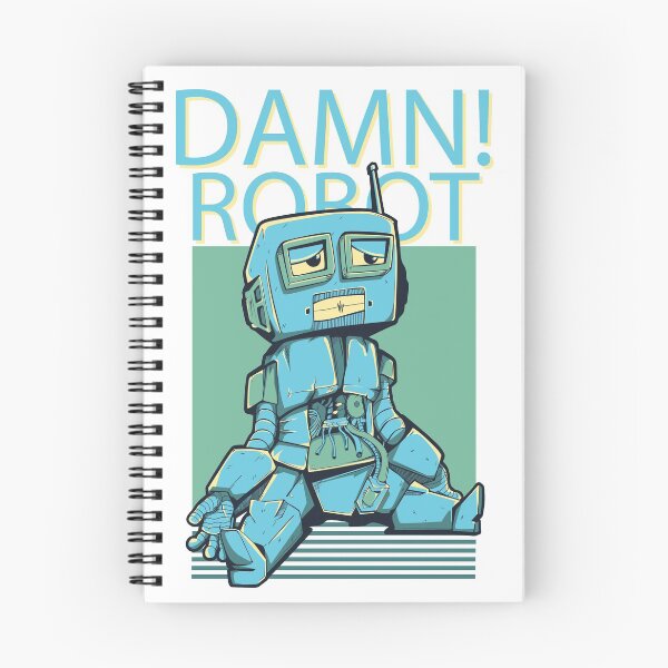 Item preview, damn robot classic t shirt for tech geeks  designed and sold by paradise-shirt.