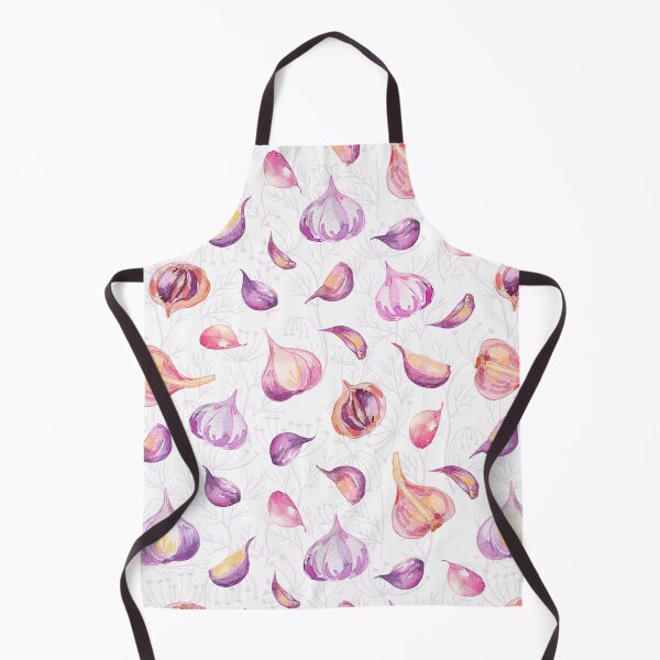 Item preview, Garlic on white watercolor pattern designed and sold by AnjeseAnna.