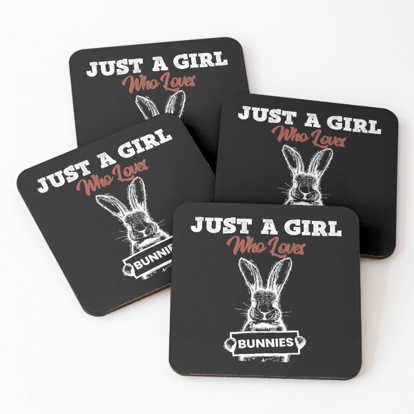 Item preview, Just A Girl Who Loves Bunnies Funny Bunny Lover Gift designed and sold by saadtraibiz.