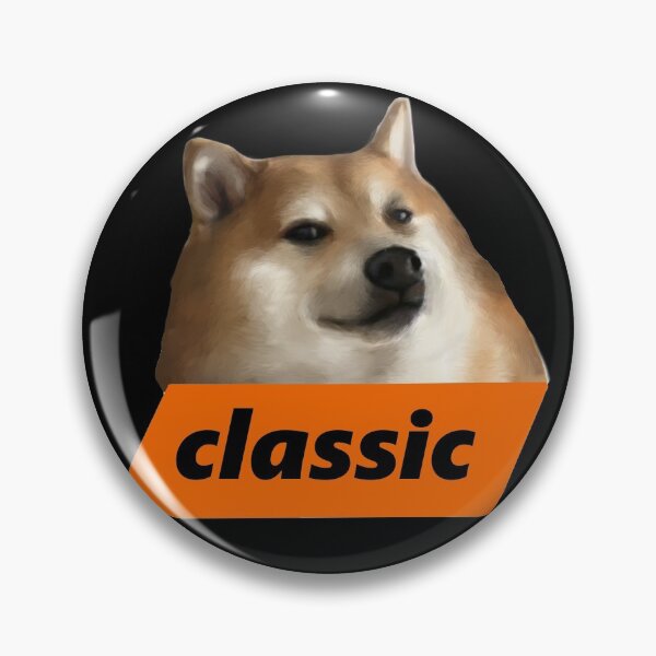 Artikelvorschau, Klassisches Doge Meme Schwarz entworfen und verkauft von TeodoraM.