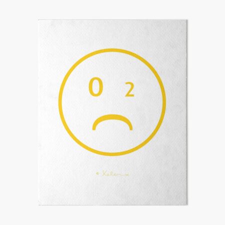 CO-2 Smiley Yellow NEW Galeriedruck