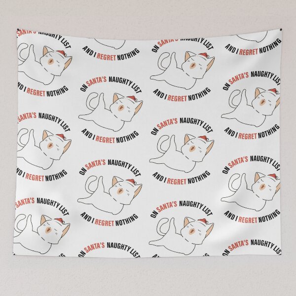 Item preview, On Santa's Naughty List And I Regret Nothing designed and sold by GravitiTees.