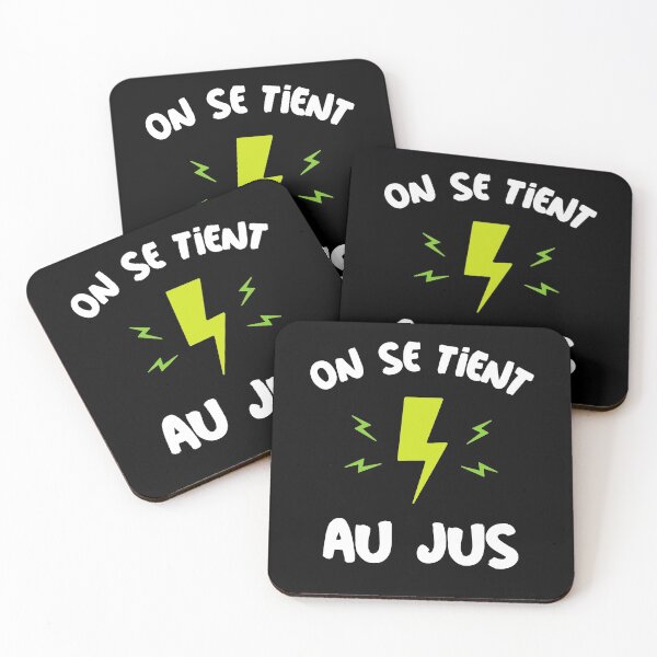 Aperçu de l'œuvre On se tient au jus humour anniversaire drôles créée et vendue par joozybart.