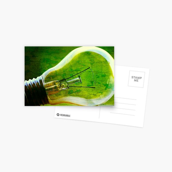 Light bulb Postcard