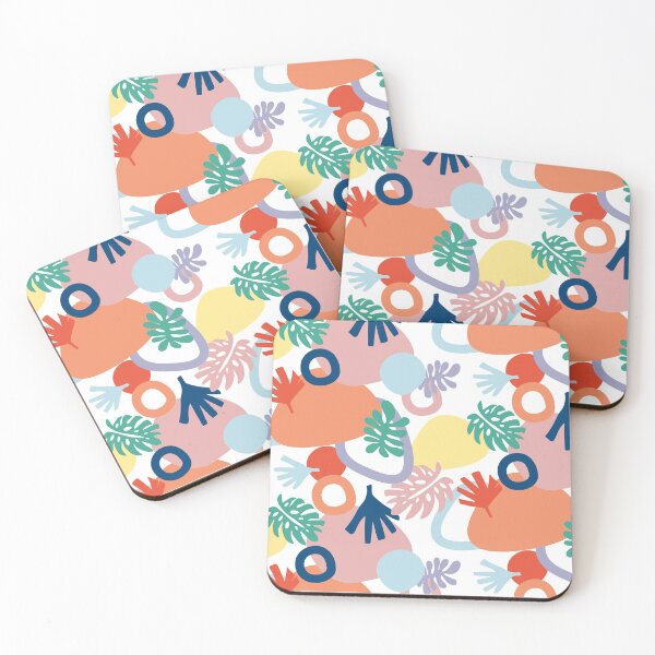 Item preview, Abstract Shapes Patterns Print designed and sold by Walk-It-Off.