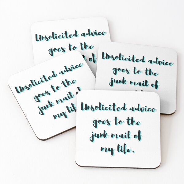 Item preview, Unsolicited advice goes to the junk mail of my life designed and sold by KeralaMan.