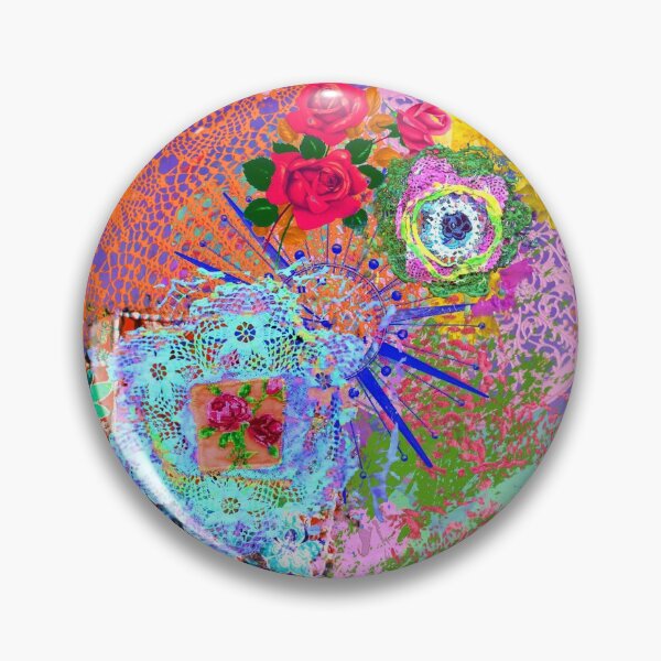 Artikelvorschau, Gelee- und Marmeladen-Faser-Kunst-Collagen-Druck von Jo Hilder entworfen und verkauft von Sister Jo Bangles.