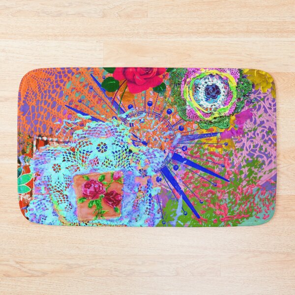 Item preview, Jelly And Jam Fibre Art Collage Print by Jo Hilder designed and sold by Sister Jo Bangles.