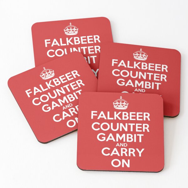 Aperçu de l'œuvre Falkbeer Counter Gambit and Carry On - T-shirt d'ouverture d'échecs créée et vendue par edygun.