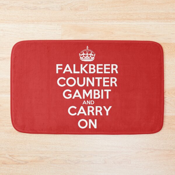Item preview, Falkbeer Counter Gambit and Carry On - Chess opening T-Shirt designed and sold by edygun.