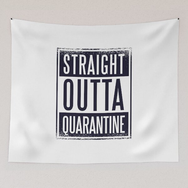Aperçu de l'œuvre Straight Outta Quarantine créée et vendue par aliisik.