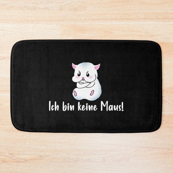 Item preview, I'm Not A Mouse In German A Grey Hamster With An Angry Facial Expression designed and sold by Paulina Vanlife.