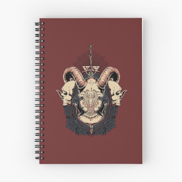 Item preview, goat,satanism,scull,t-shirt designed and sold by sadbutterfly.