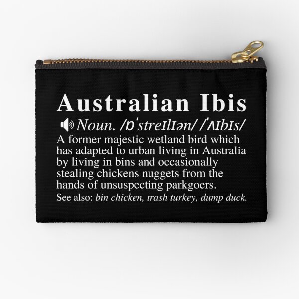 Item preview, Funny Australian Ibis Definition. Former Majestic Wetland Bird Turned Bin Dweller That Steals Chicken Nuggets. designed and sold by mind-illusions.