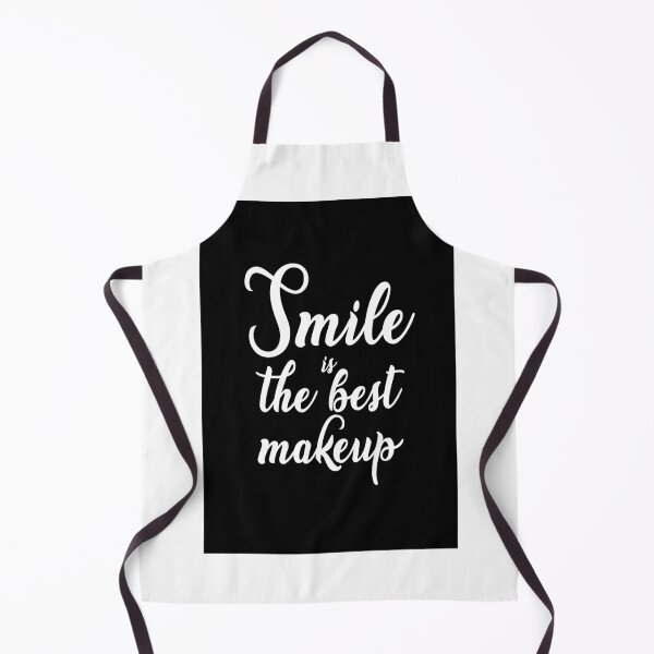 Item preview, Smile Is The Best Makeup Quote Art Design Inspira designed and sold by vividpixelusa.