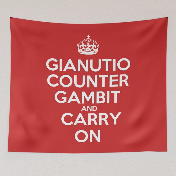 Item preview, Gianutio Counter Gambit and Carry On - Chess opening T-Shirt designed and sold by edygun.