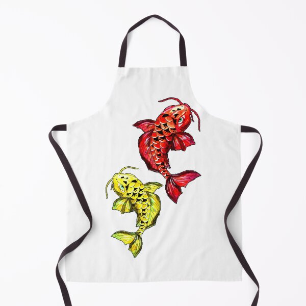 Item preview, Yellow and Red Koi Carps designed and sold by Sebastian Grafmann.