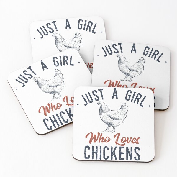 Item preview, Just A Girl Who Loves Chickens Funny Chicken Lover Gift designed and sold by saadtraibiz.