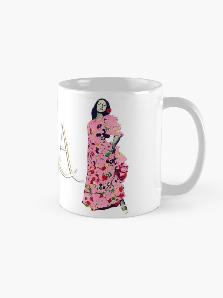 Vista alternativa de Taza de café Lola Flores Diseño "Lola Embrujo"