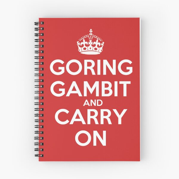 Item preview, Goring Gambit and Carry On - Chess opening T-Shirt designed and sold by edygun.