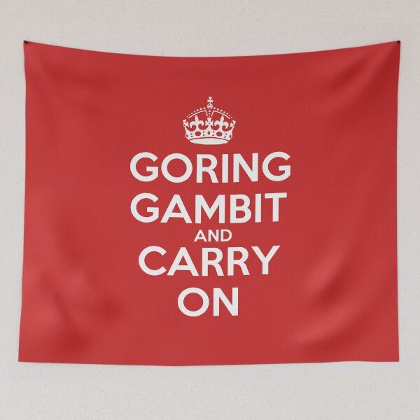 Item preview, Goring Gambit and Carry On - Chess opening T-Shirt designed and sold by edygun.