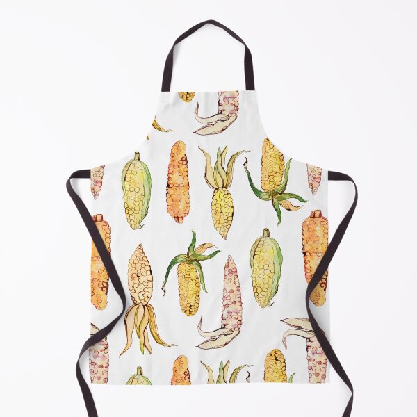 Item preview, Colorful yellow corn watercolor pattern designed and sold by AnjeseAnna.
