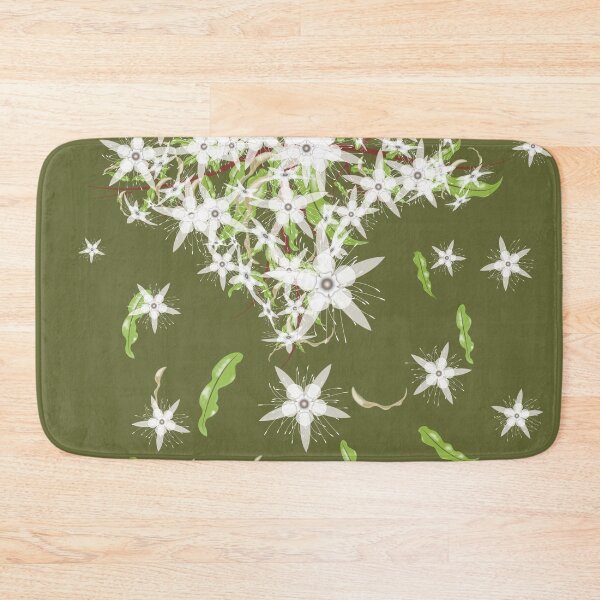 Item preview, Flowers and Leaves of the Australian Aniseed Myrtle Tree - Syzygium anisatum - Olive designed and sold by Karen McFarland.