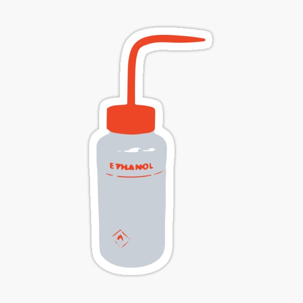 Ethanol bottle Sticker