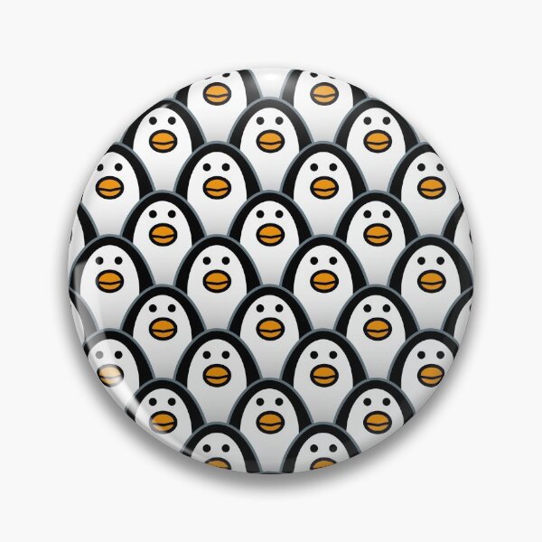 Item preview, Staring Hypnotic Penguins - Pattern designed and sold by CleverPencil.