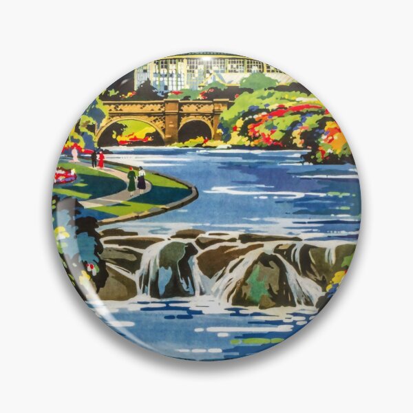 Item preview, retro classic Buxton Derbyshire poster designed and sold by CorasPosters.
