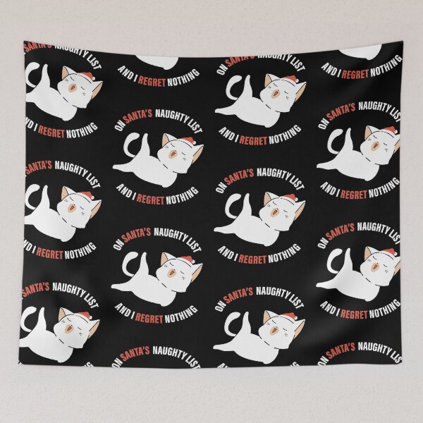 Item preview, On Santa's Naughty List And I Regret Nothing Misbehaviour designed and sold by GravitiTees.