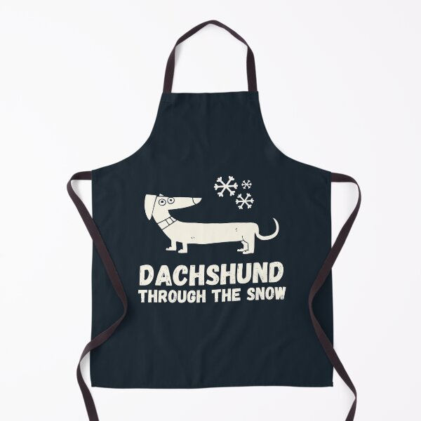 Item preview, Dachshund through the snow designed and sold by quirkmedia.