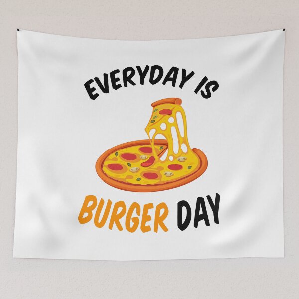 Item preview, Slightly Wrong Pizza Burger  designed and sold by AshzShop.