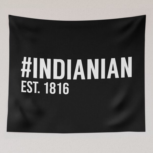 Item preview, Hashtag Indianian Est. 1816 designed and sold by MSA-42.